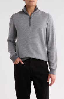 Birdseye Quarter Zip Pullover