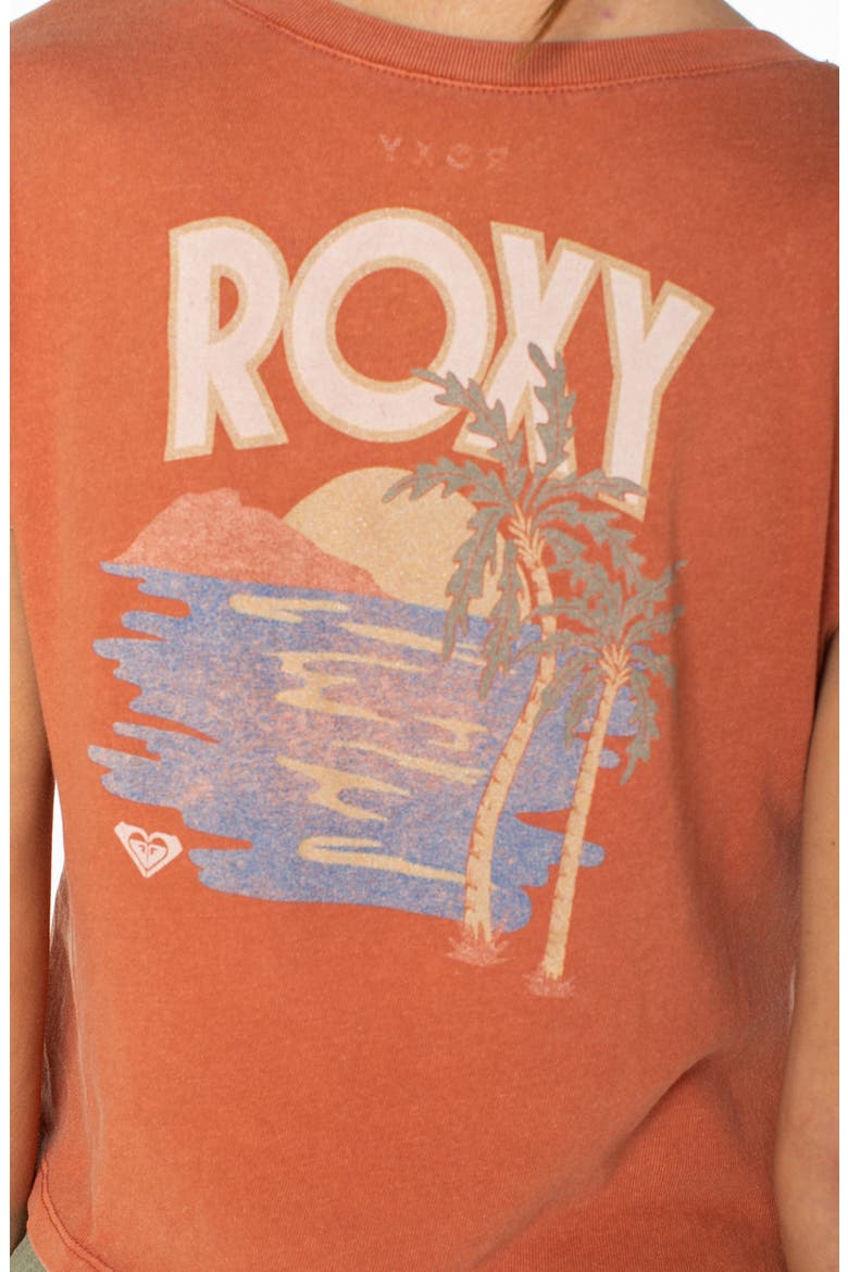 Spanish Summer Crop Graphic T-Shirt, Alternate, color, CHUTNEY