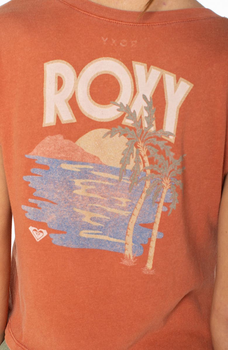 Roxy Spanish Summer Crop Graphic T-Shirt, Alternate, color,