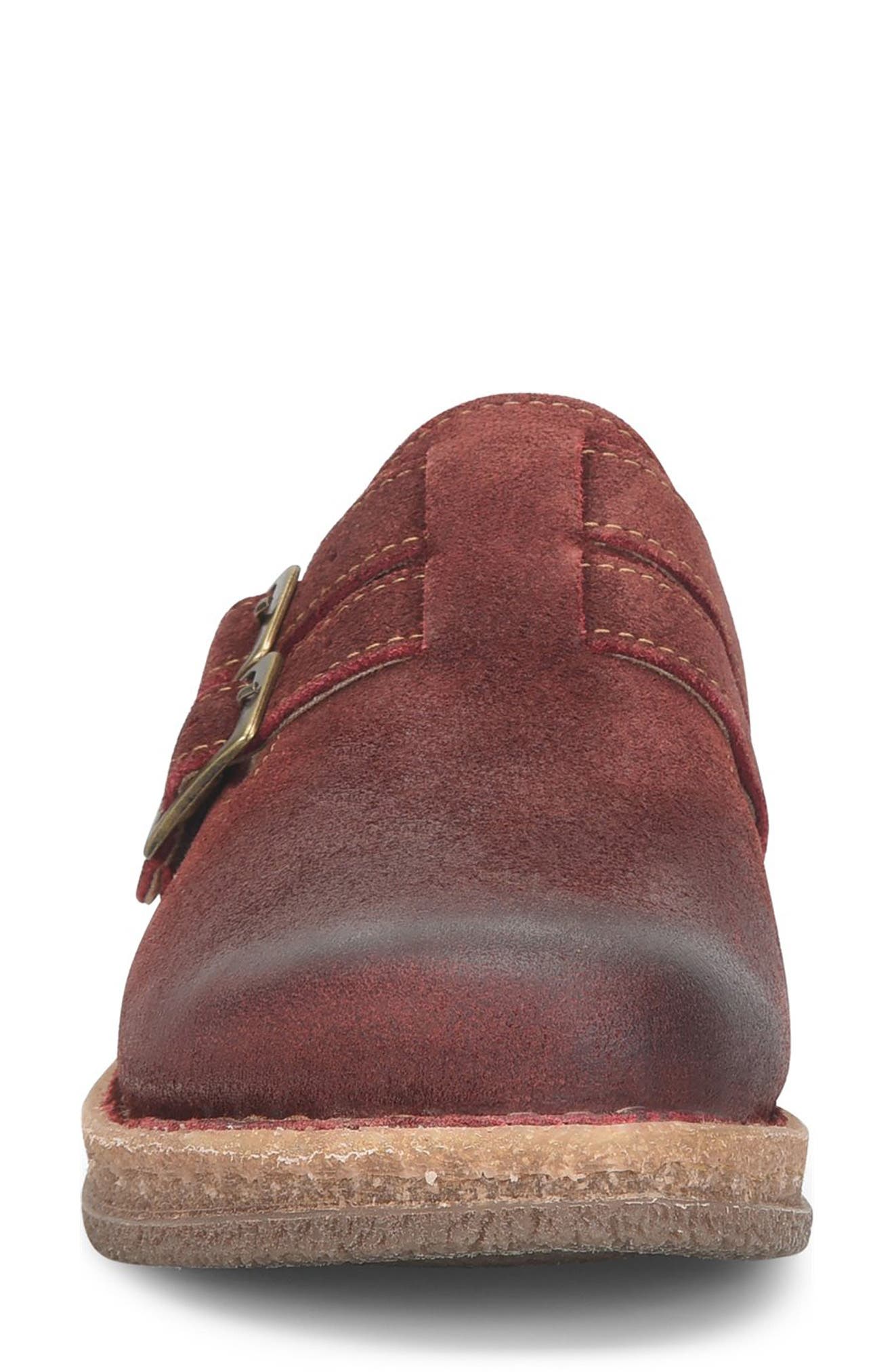 Cort Distressed Clog, Alternate, color, BURGUNDY DISTRESSED