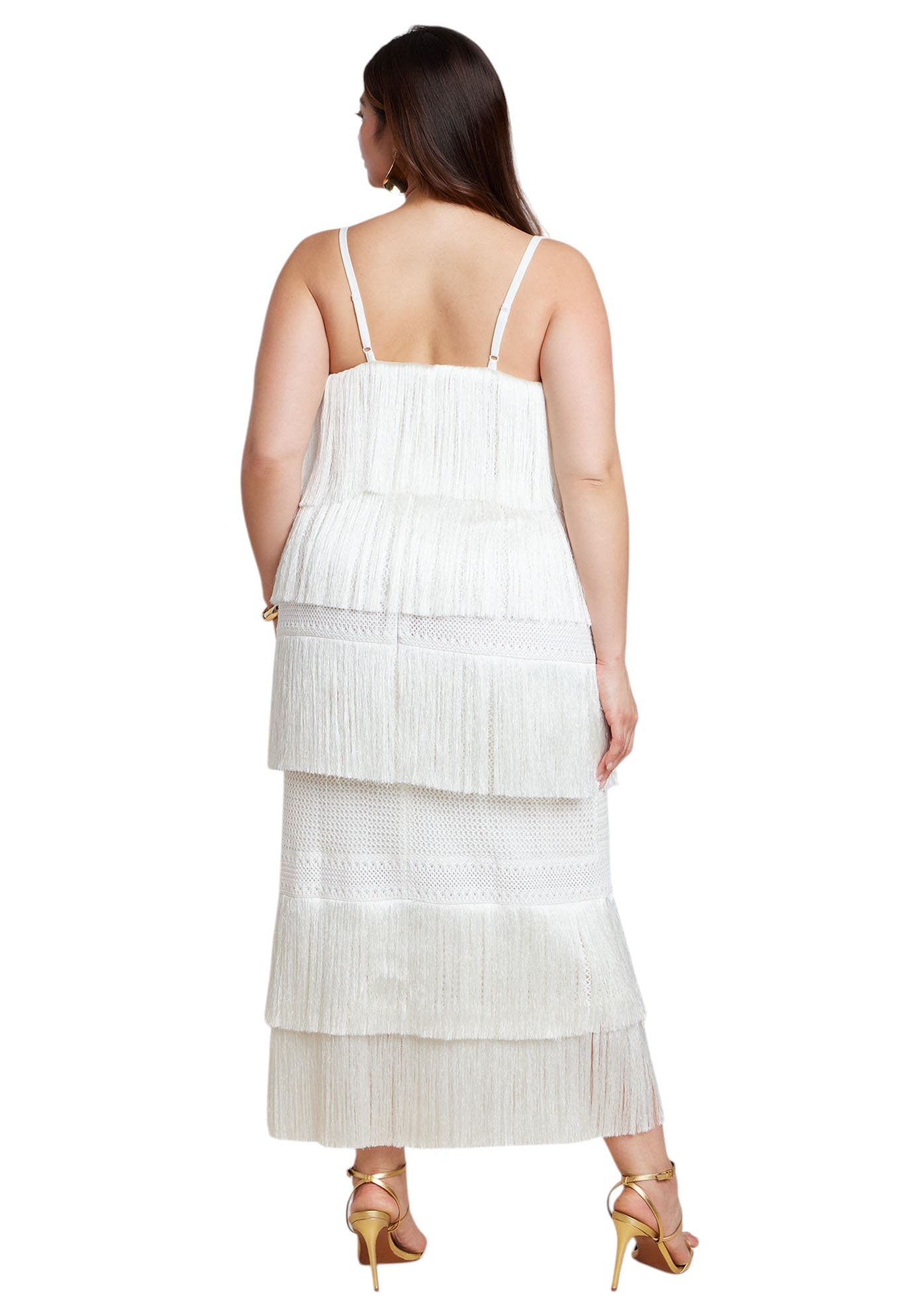 Patbo X Eloquii Fringe Maxi Dress - image 2