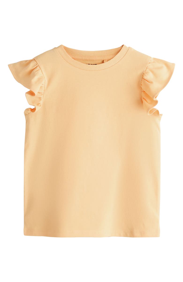 NEXT Kids' 3-Pack Assorted Flutter Sleeve T-Shirts, Alternate, color, White Multi