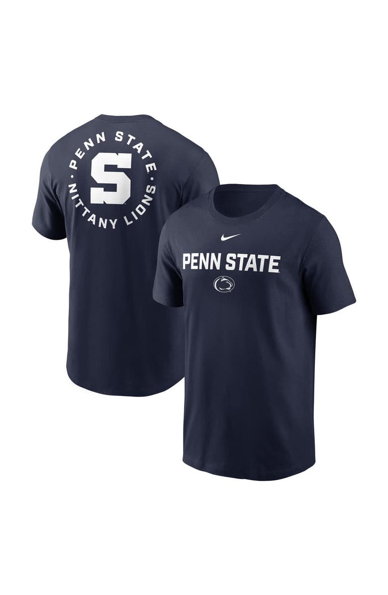 Nike Men's Nike Navy Penn State Nittany Lions Campus 2-Hit T-Shirt, Alternate, color,