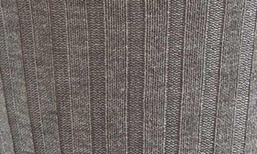 Pantherella Cotton Blend Mid Calf Dress Socks In Mid Grey
