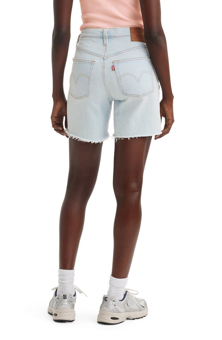 Levi's<sup>®</sup> 501<sup>®</sup> Mid Thigh Denim Cutoff Shorts, Alternate, color,