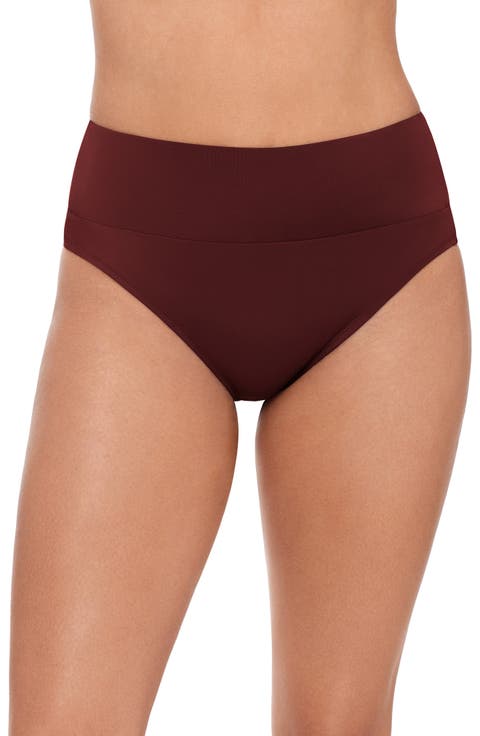 Ultra High Waist Banded Swim Bottoms