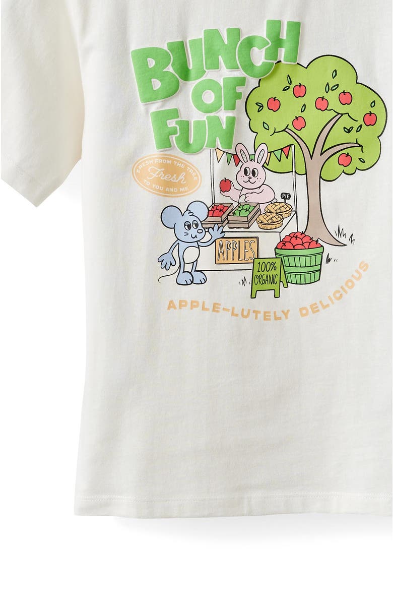 Cotton On Kids Kid's Essential Short Sleeve Graphic Tee, Alternate, color, Vanilla Bunch Of Fun