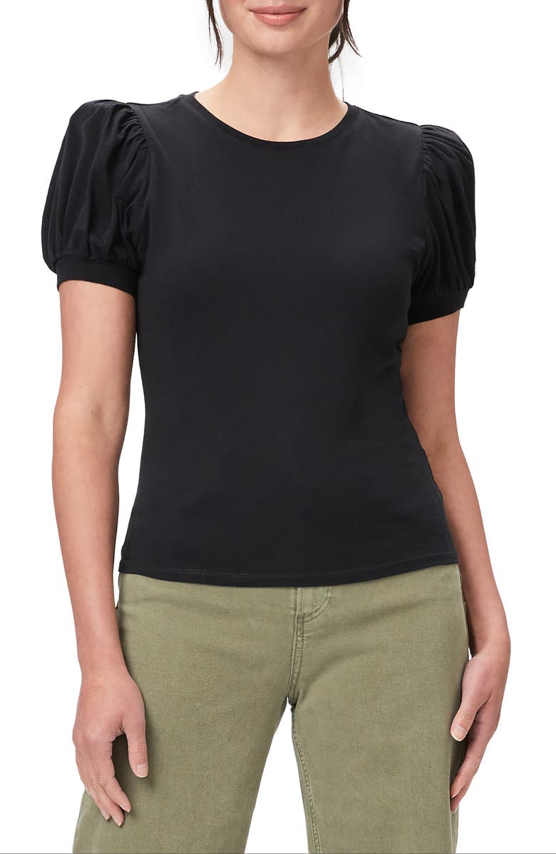 PAIGE Matcha Puff Sleeve T-Shirt, Main, color, 
