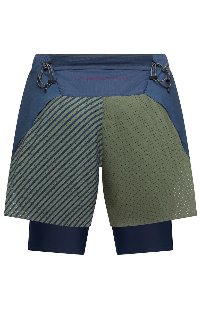 La Sportiva Flow 5In Short - Women's, Alternate, color, Night Sky/Cypress