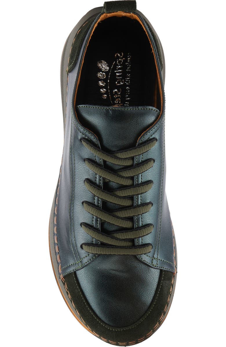 Spring Step Angolan Sneaker, Alternate, color, Dark Green Metallic