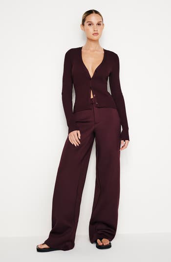 Luxe Suiting Wide Leg Pants