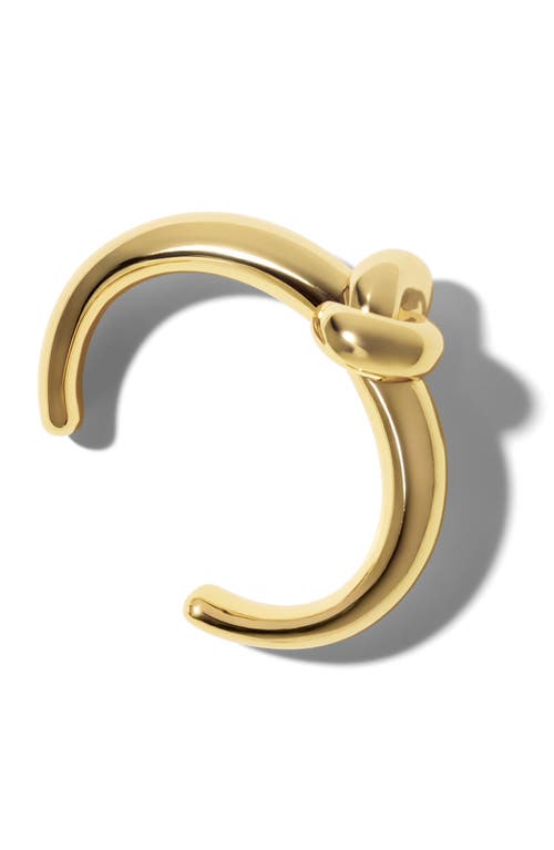 Jennifer Fisher Thin Knot Cuff Bracelet In Yellow Gold