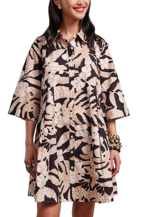 Isla Shirtdress Sketchy Jungle