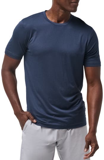 Travismathew Risk Taker Crewneck T-shirt In Blue