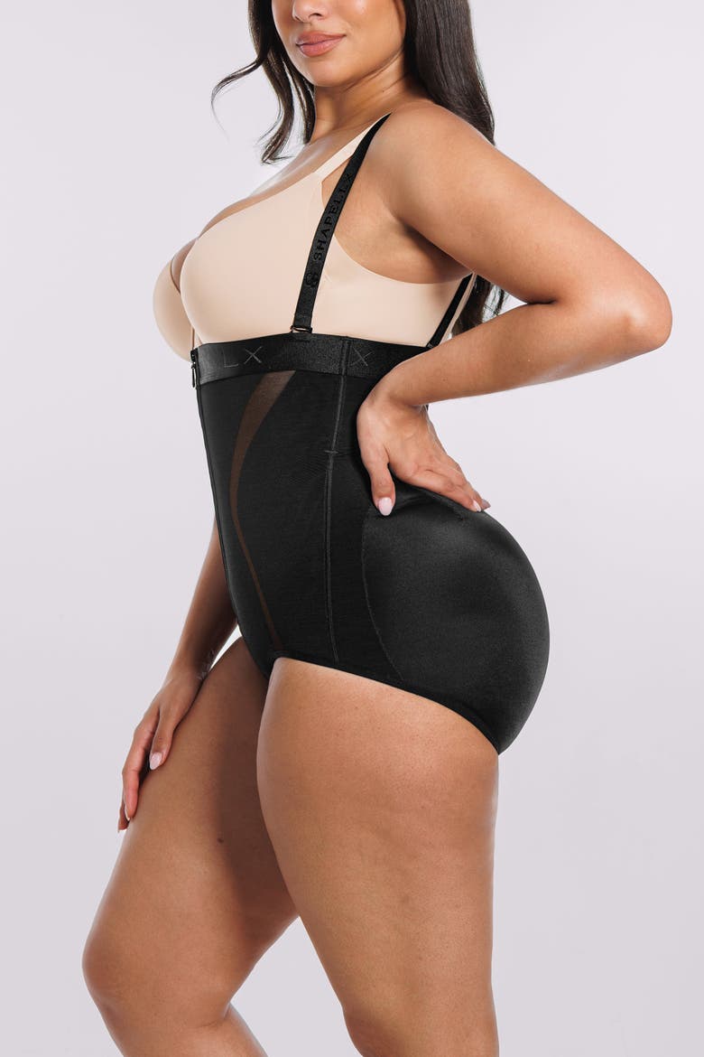 Curve Code Airy Comfy Smoothing Brief, Alternate, color, Black