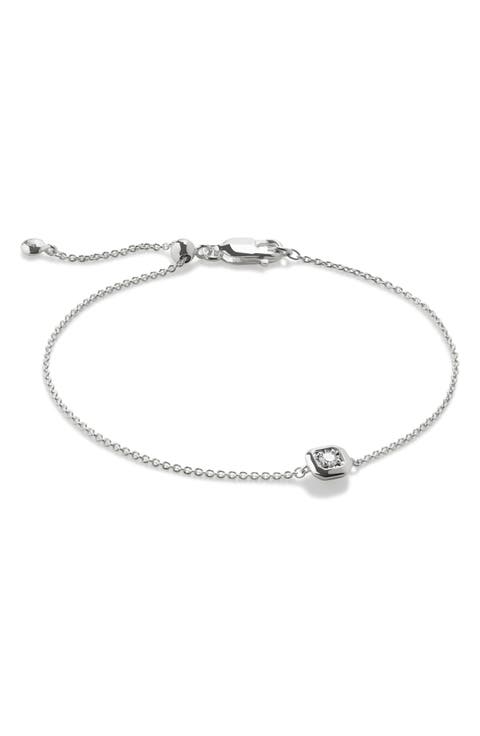 Asscher Lab Grown Diamond Bracelet