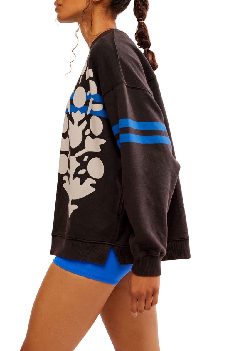 Free People FP Movement All Star Oversize Graphic Sweatshirt, Alternate, color,