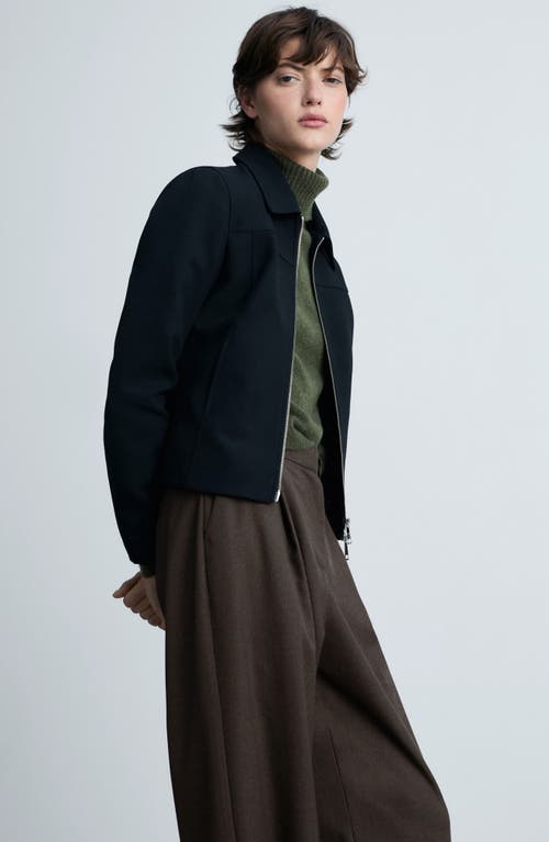 Mango Button Tab Hem Wide Leg Pants In Brown