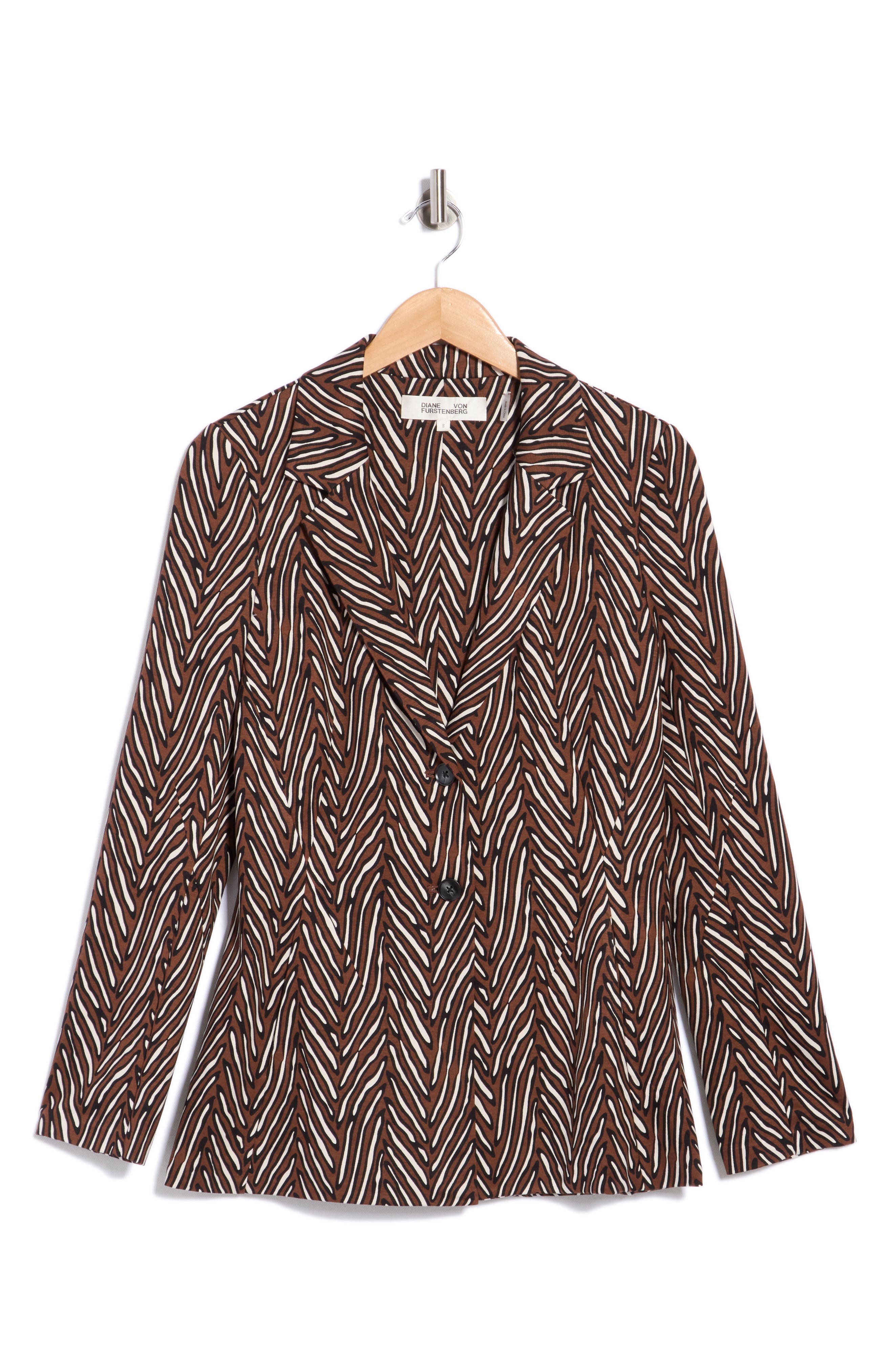 Ophelia Tiger Print Blazer