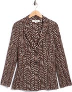 Diane von Furstenberg Ophelia Tiger Print Blazer