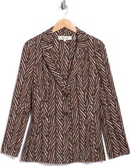 Diane von Furstenberg Ophelia Tiger Print Blazer