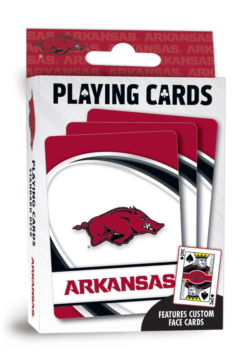 Arkansas Razorbacks Playing Cards, Main, color, Multicolor