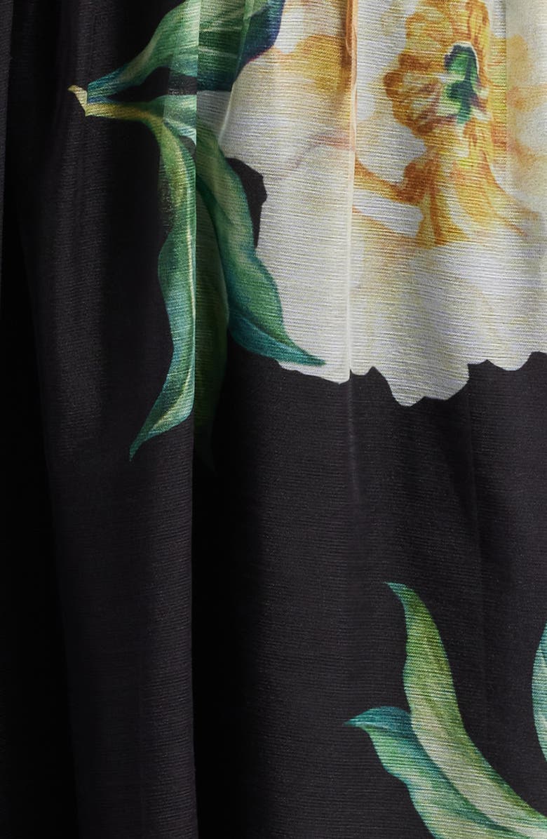 Lulus Logan Floral Fit & Flare Cocktail Dress, Alternate, color,