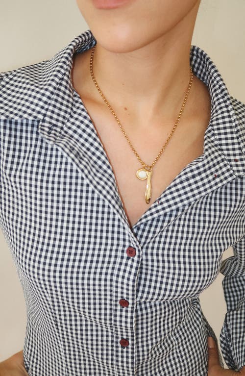 Joiana Jewelry Sardine Charm In Gold