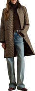 Lauren Ralph Lauren Plaid Diamond Quilted Coat