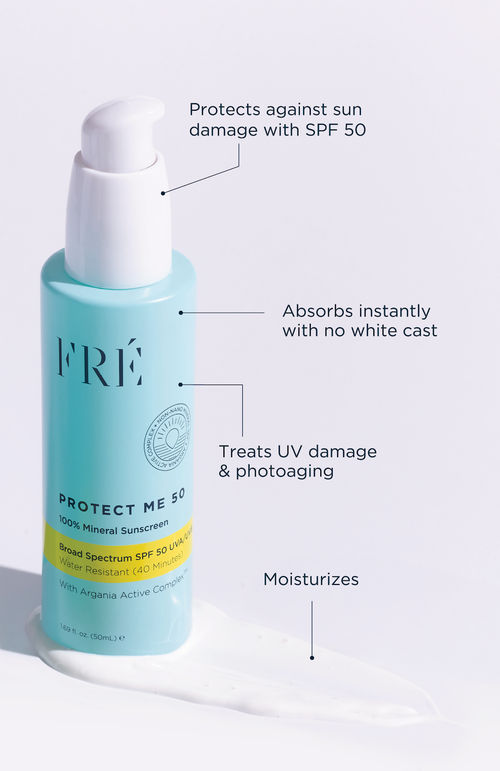 Fré Skincare Protect Me 50 Mineral Spf 50 Moisturizer In White