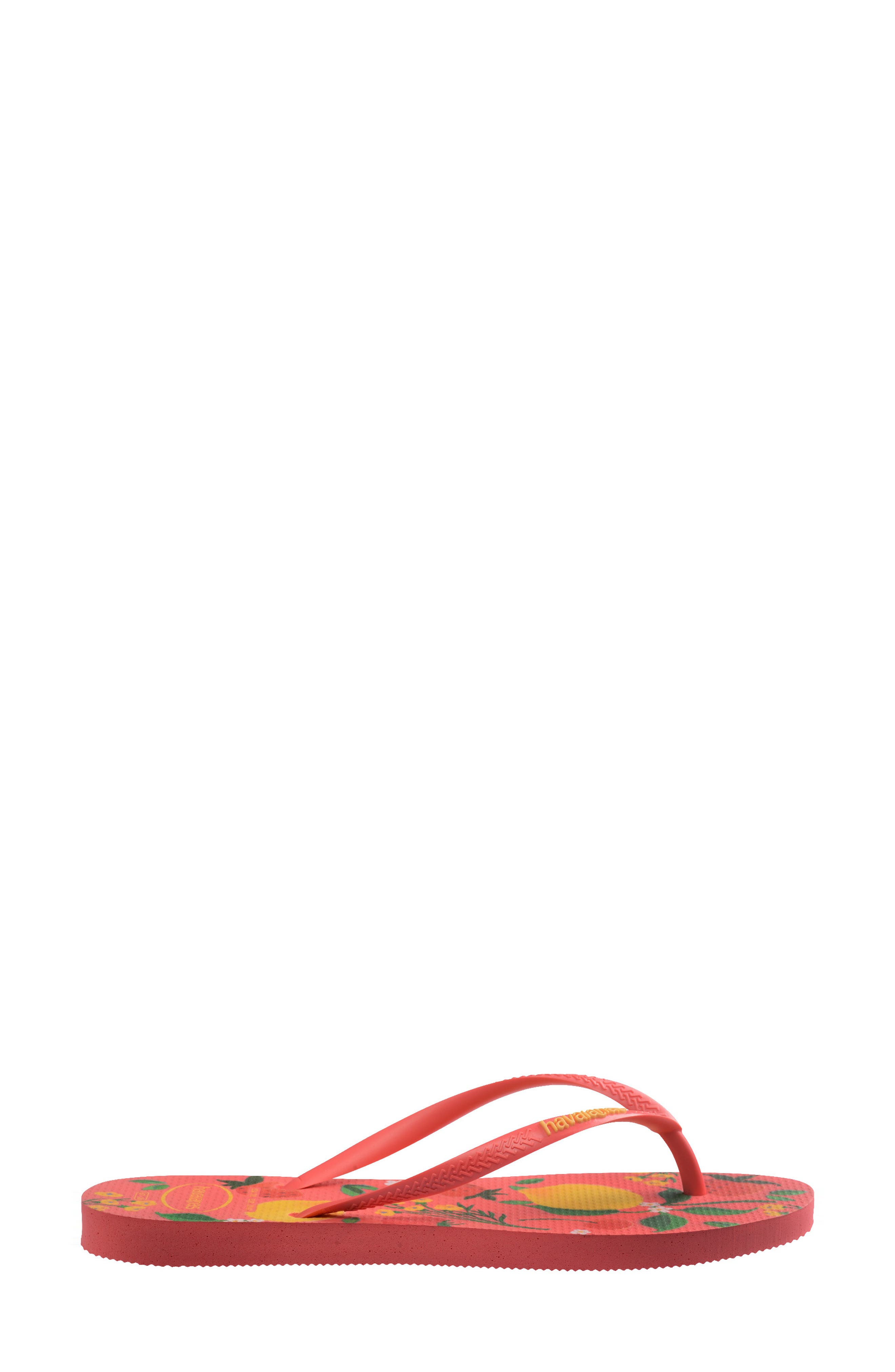 Slim Summer Bliss Flip Flop, Alternate, color, TROPICAL CORAL