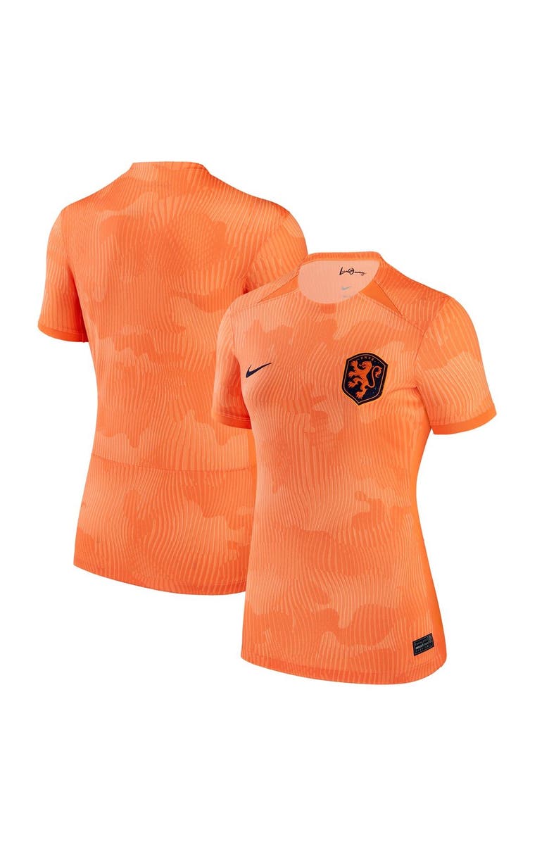 Nike Women's Nike Orange Netherlands Women's National Team 2023 Home Stadium Replica Jersey, Main, color, 