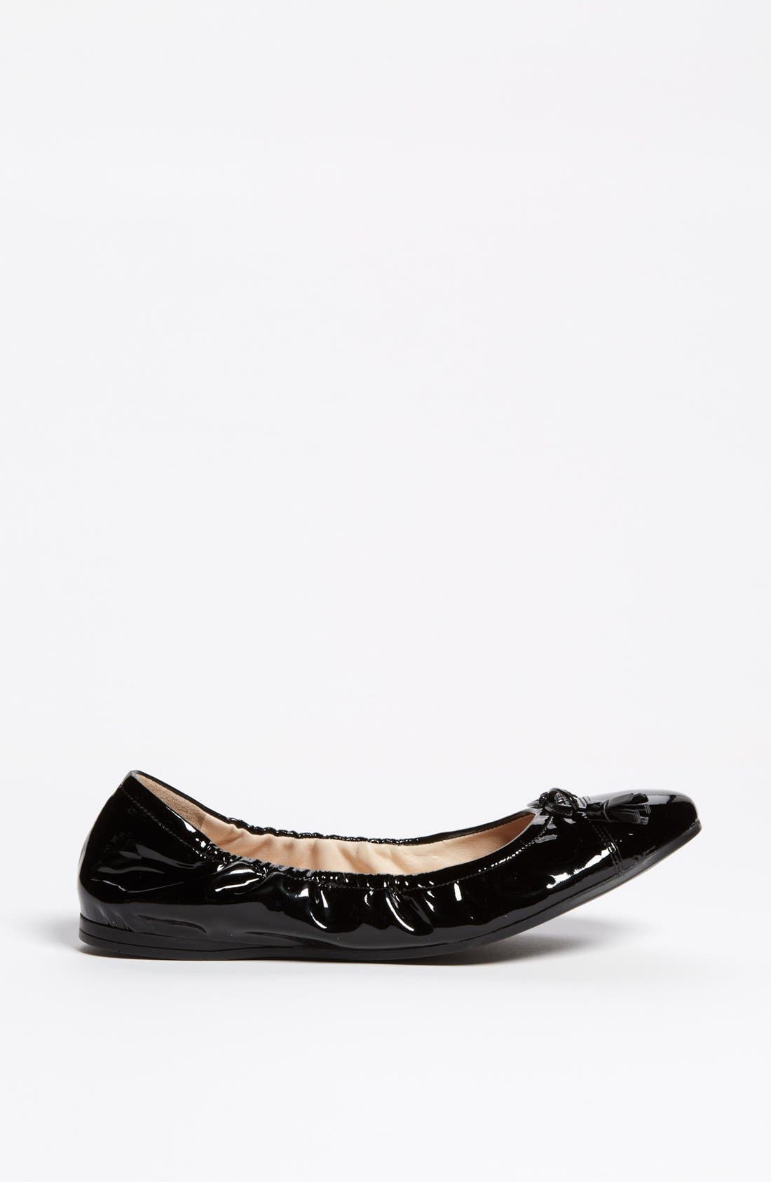 Tassel Ballet Flat, Alternate, color, BLACK
