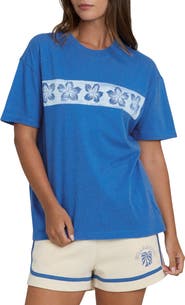 Billabong Somwhere Close Oversize Graphic T-Shirt