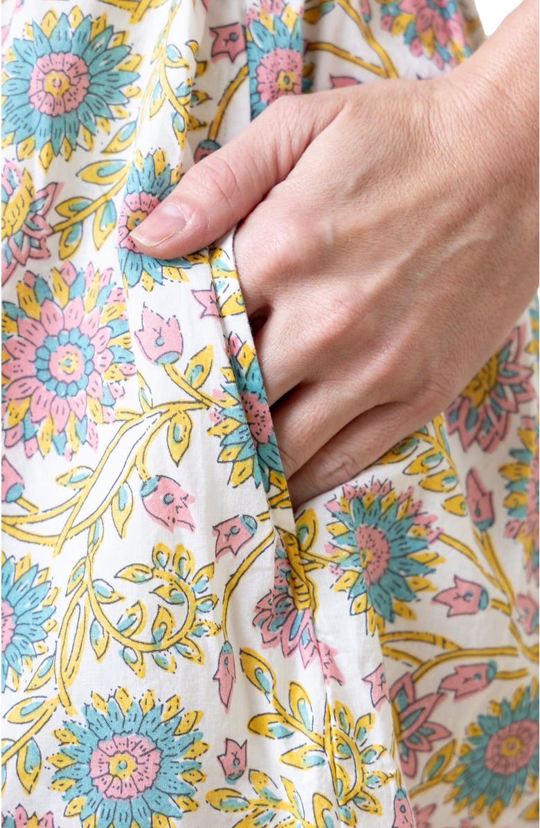 Hope & Henry Women's Organic Split Neck Tiered Dress, Alternate, color, 