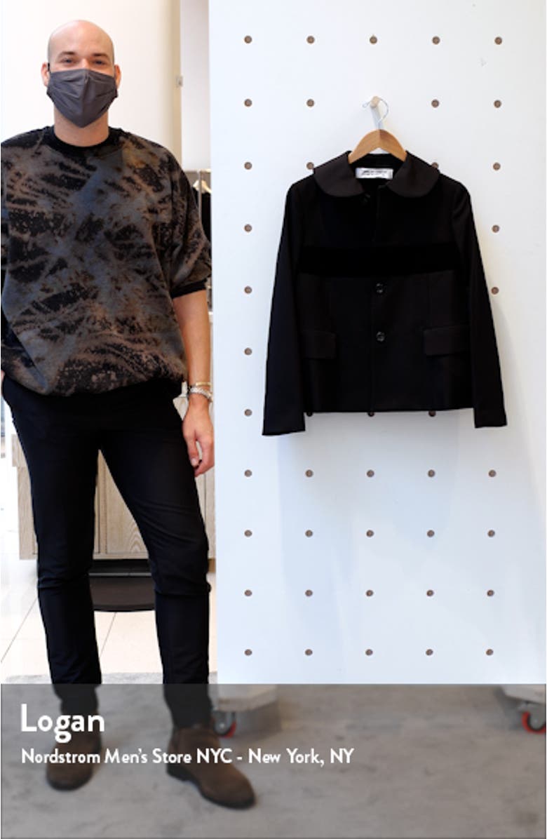 Velveteen Detail Blazer, sales video thumbnail