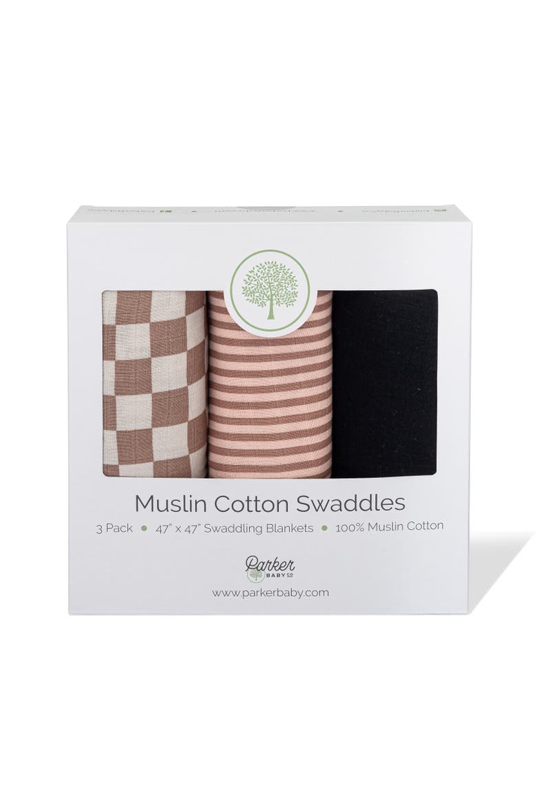 Swaddle Set, Alternate, color, Rosewood