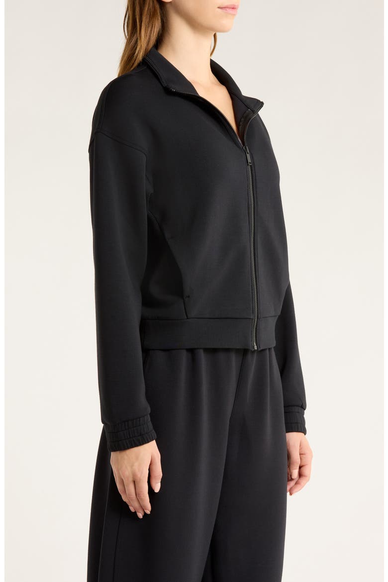 Brushed AirEssentials® Jacket, Alternate, color, VERY BLACK