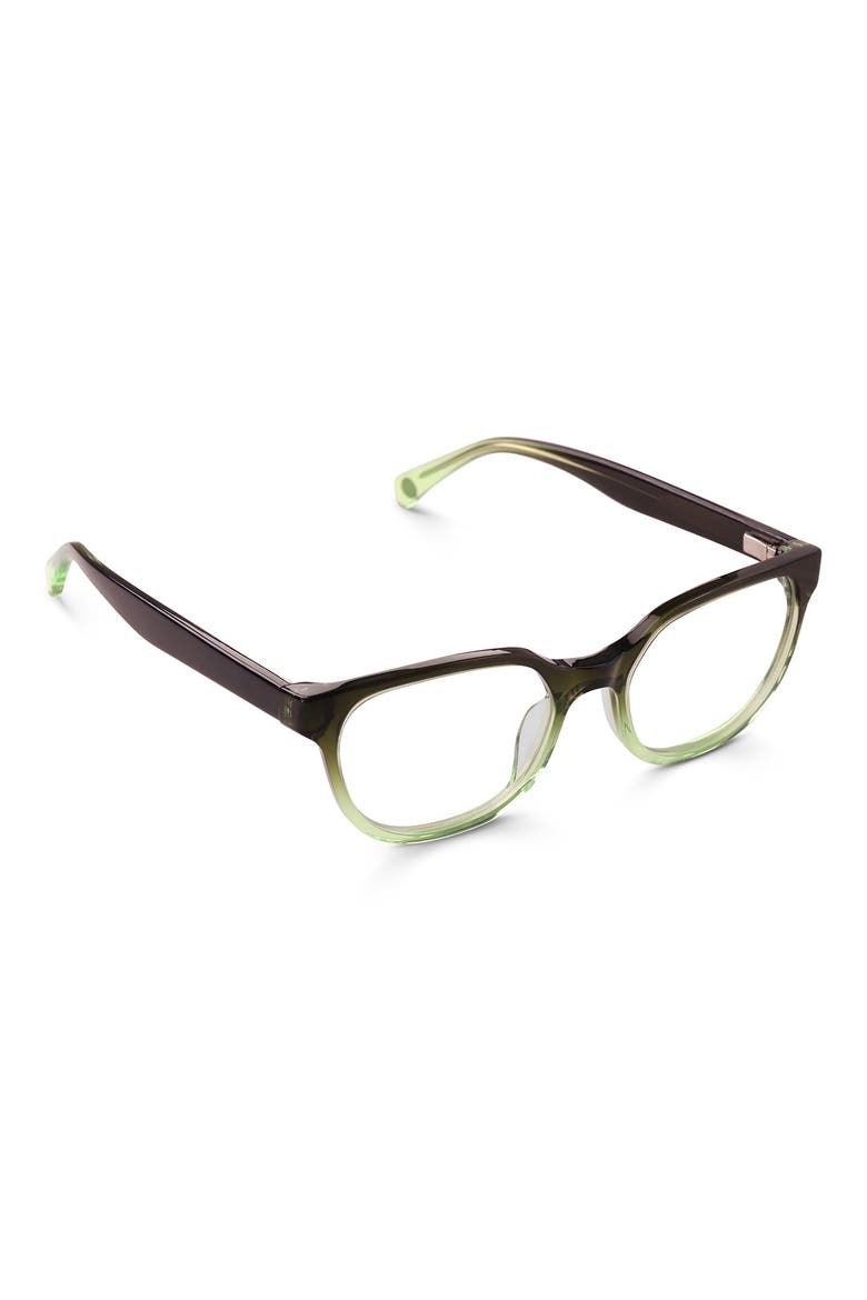 Miss Perception 52mm Cat Eye Reading Glasses, Alternate, color, JUNIPER TO MINT GREEN CRYSTAL