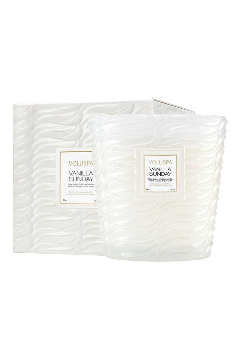 Vanilla Sunday 3-Wick Hearth Candle, Alternate, color, NO COLOR