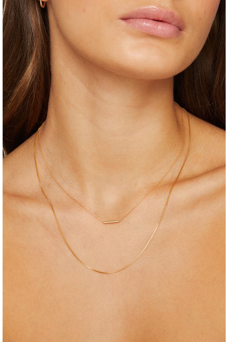 Ashli Necklace, Alternate, color, GOLD-FILLED