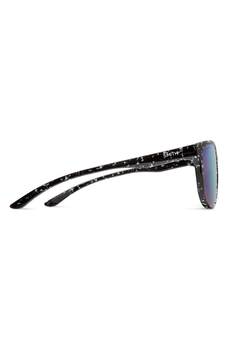 Smith Lake Shasta 56mm ChromaPop<sup>™</sup> Polarized Sunglasses, Alternate, color, Black Marble / Violet Mirror
