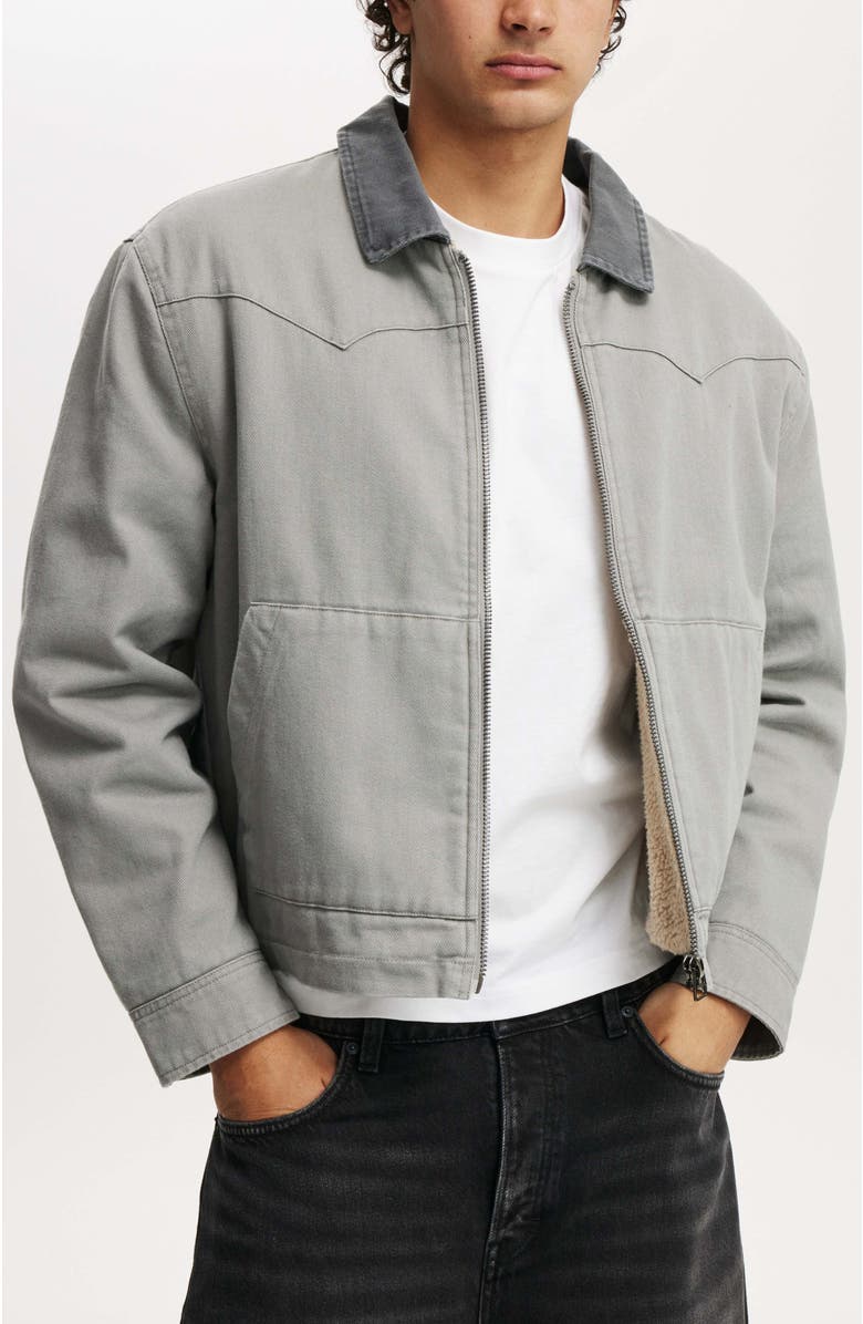 Cotton On Men's Relaxed Carpenter Jacket, Main, color, 