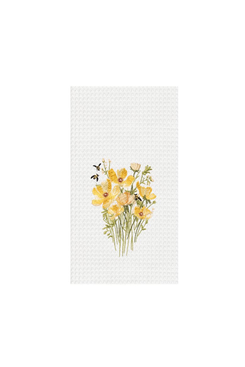 Honey and Dish Towel Dishtowel, Main, color, White