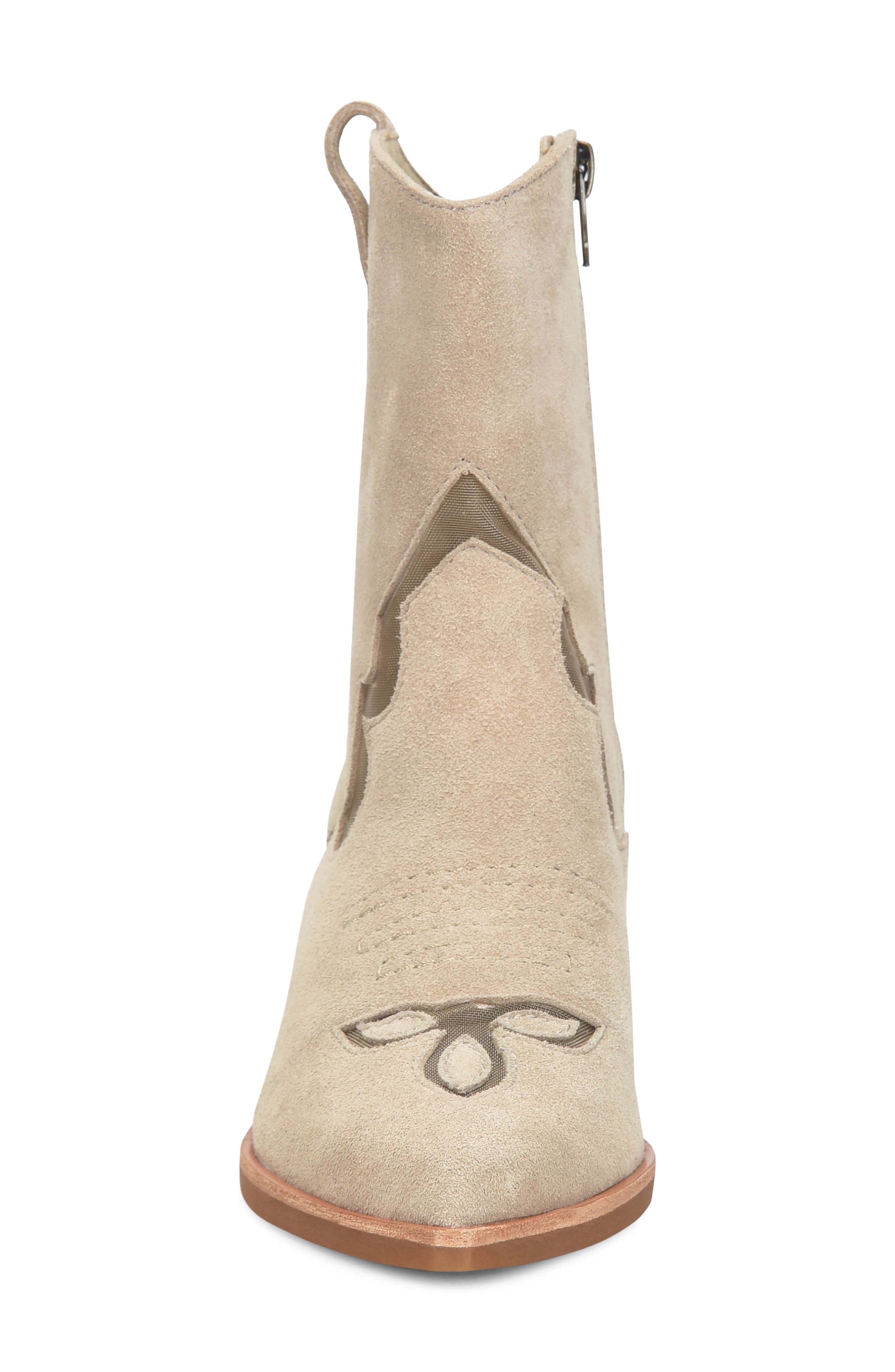 Dallas Western Bootie, Alternate, color, TAUPE SUEDE
