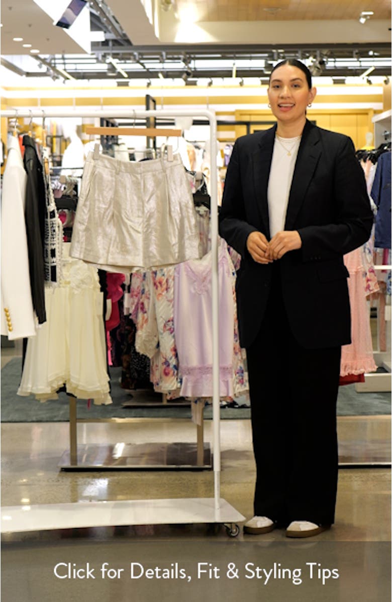 Averie Linen Shorts, sales video thumbnail