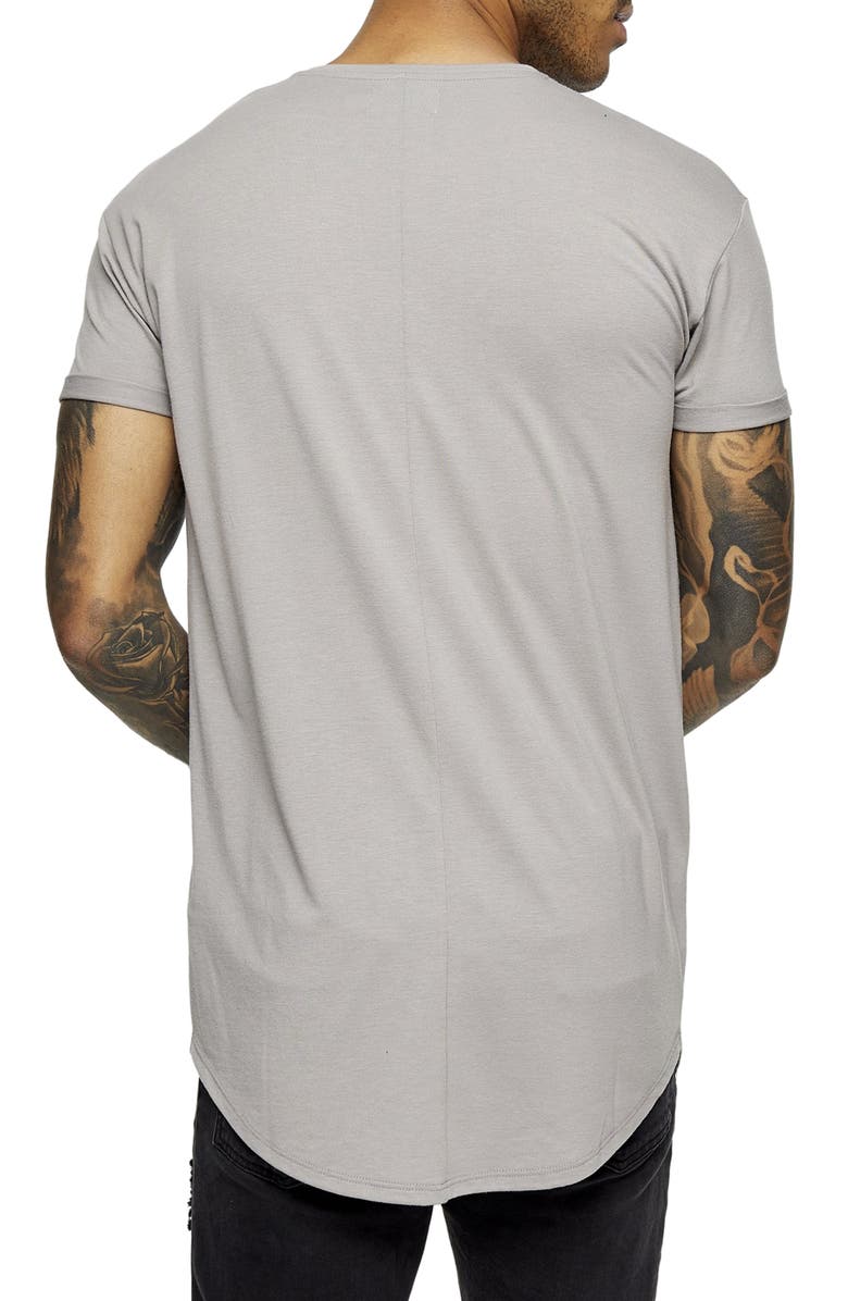 Topman Scotty Longline T-Shirt, Alternate, color,