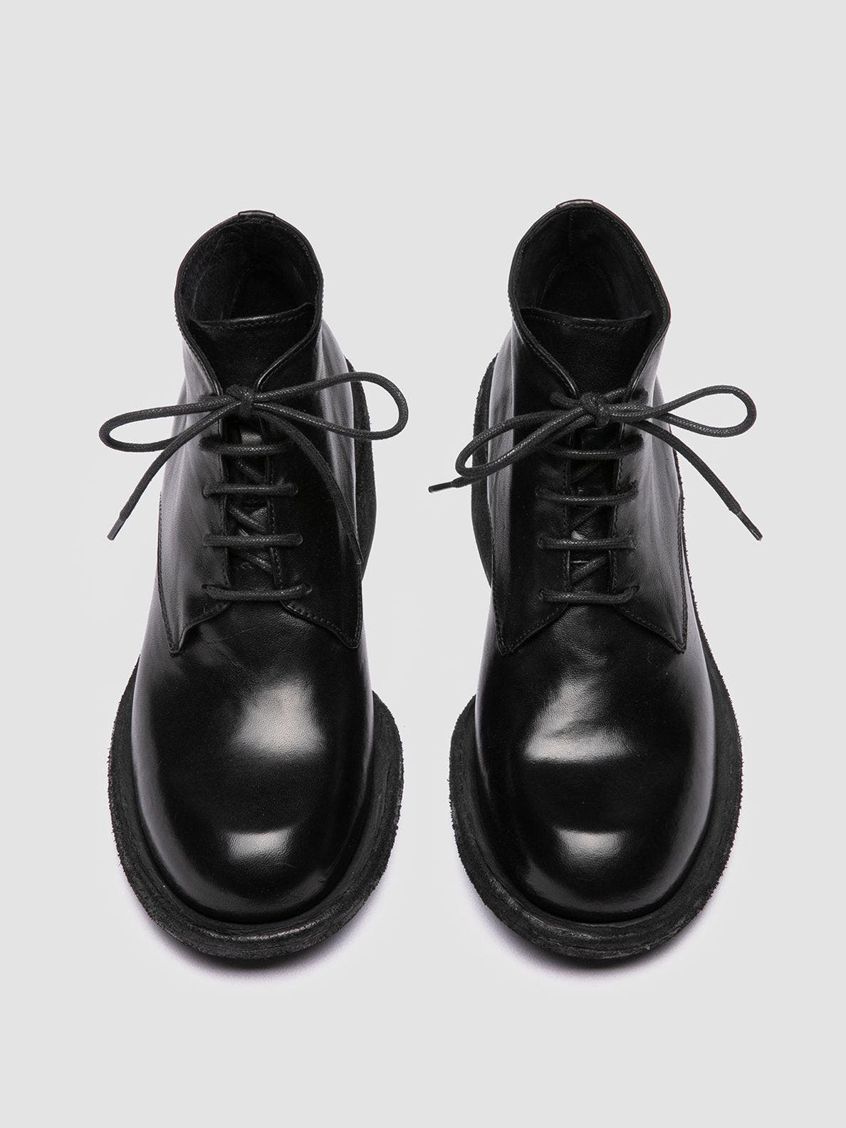 Wilds 002 Novak Lace-Up Leather Bootie, Alternate, color, Black
