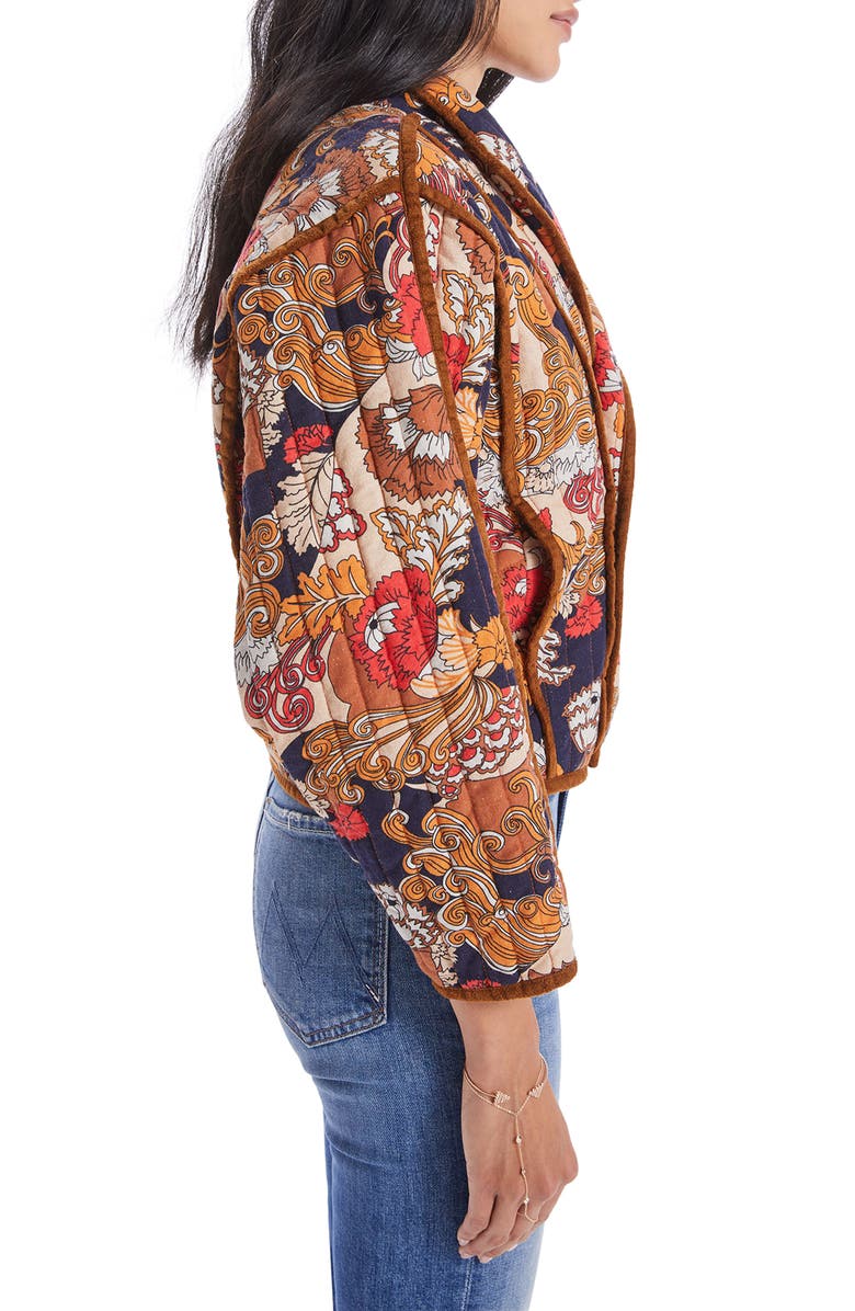 MOTHER The Big Time Bond Quilted Cotton Jacket, Alternate, color,