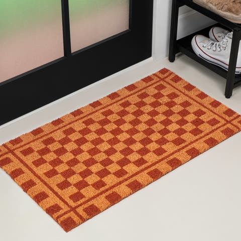 Peater Classic Casual Commerical Natural Coir Mat Indoor/Outdoor